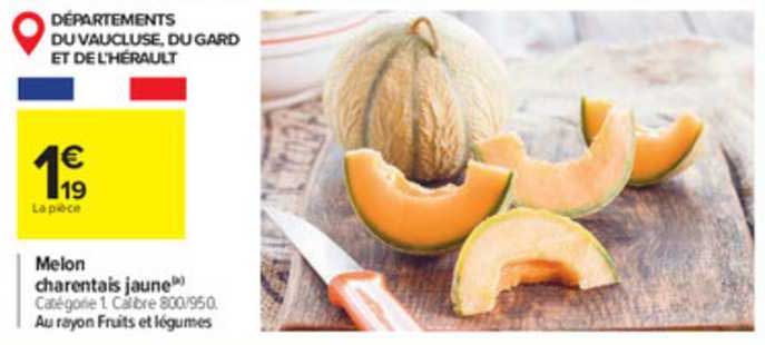 Melon Charentais Jaune