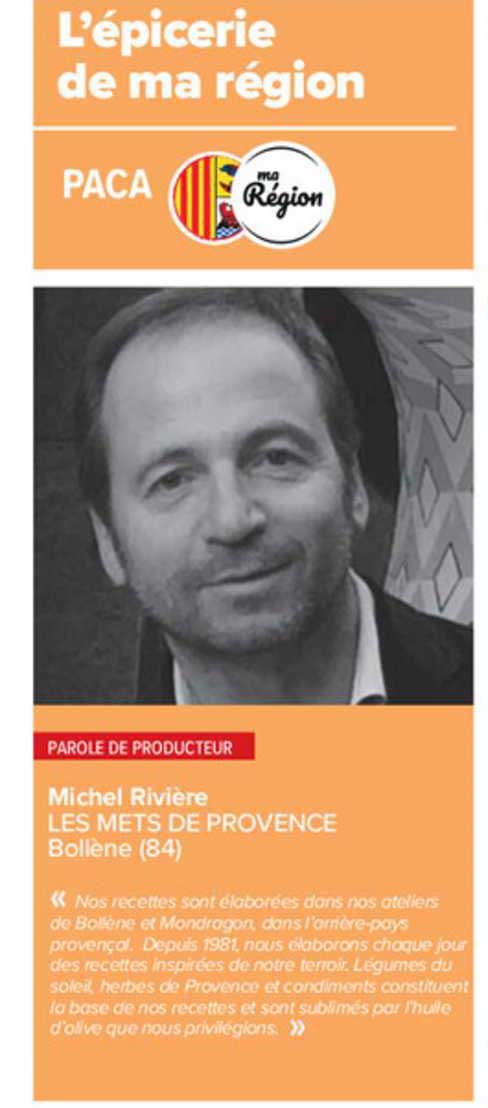 michel rivière les mets de provence