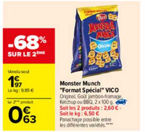monster munch "format spécial" vico