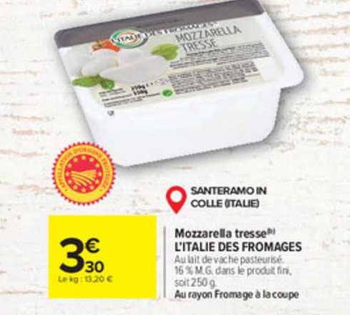 mozzarella tresse l'italie des fromages