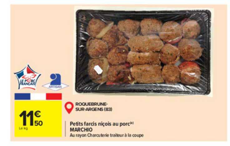 petits farcis niçois au porc marchio
