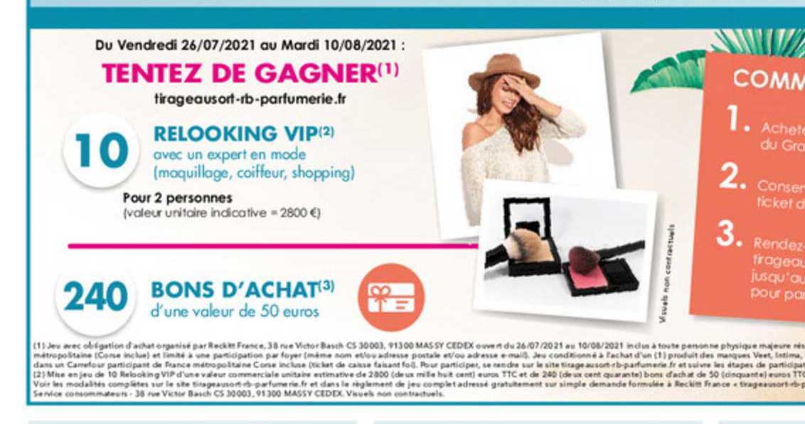 relooking vip, bons d'achat