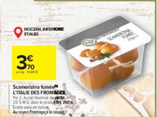 scamorizina fumée l'italie des fromages
