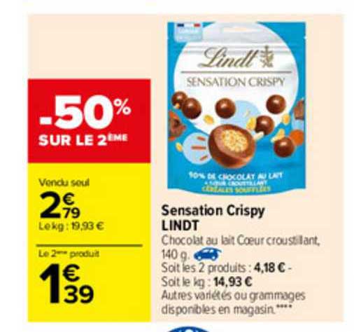 Sensation Crispy Lindt