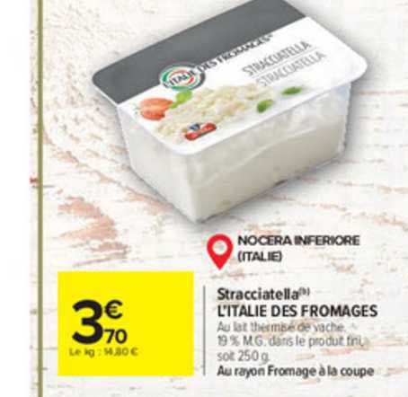 Stracciatella L'italie Des Fromages