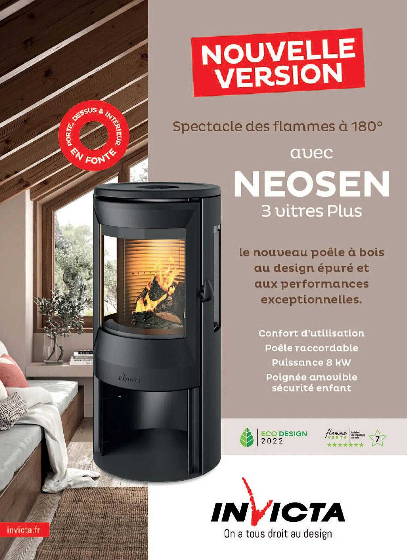 Poêle à Bois Invicta