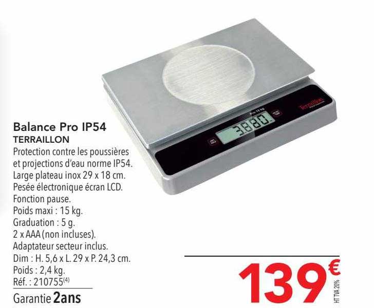 balance pro ip54 terraillon