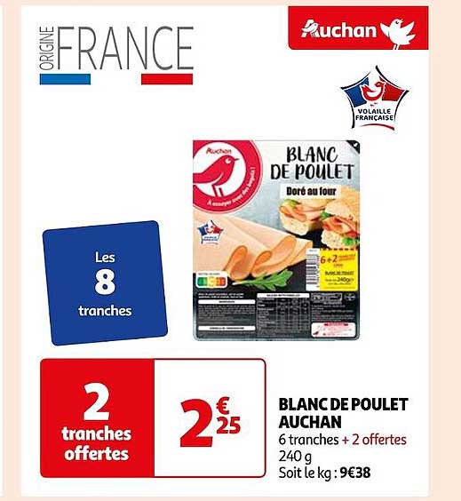 Blanc De Poulet Auchan