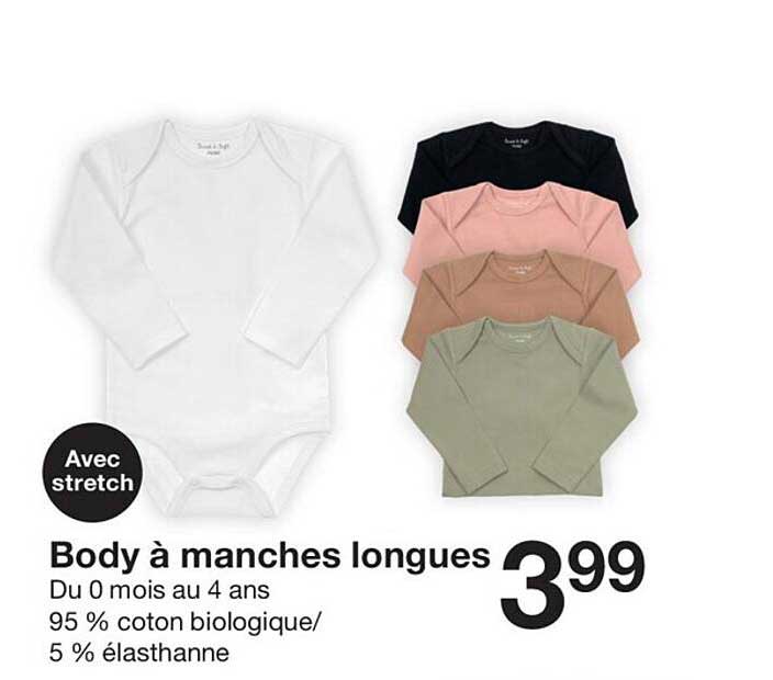 body à manches longues