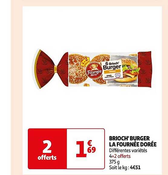 brioch' burger la fournée dorée