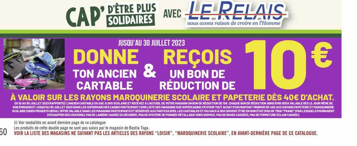 cap' d'être plus solidaires avec le relais