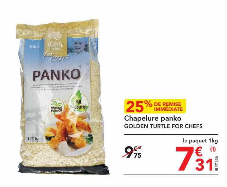 chapelure panko golden turtle for chefs
