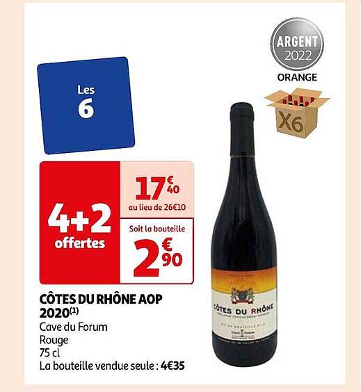 Côtes Du Rhône Aop 2020 Cave Du Forum