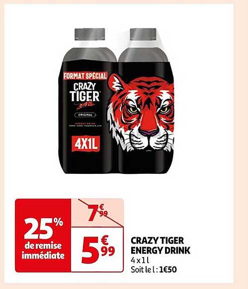 crazy tiger energy drink