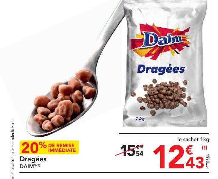 Dragées Daim
