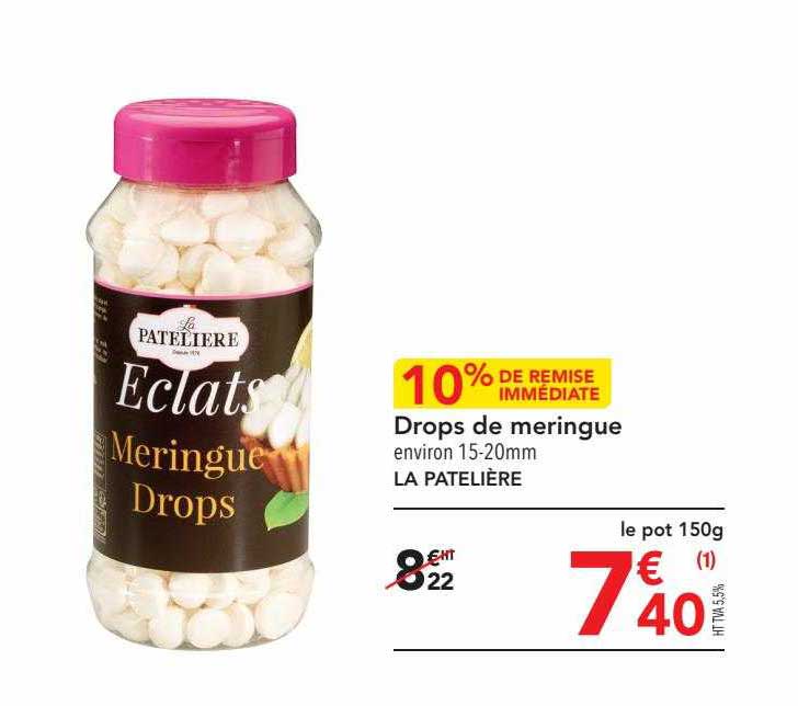 drops de meringue la patelière