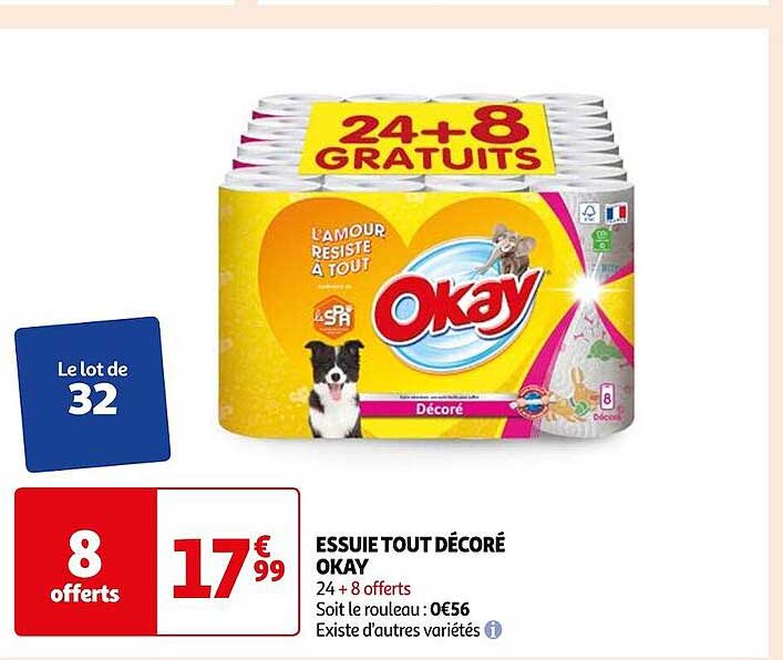 essuie tout décoré okay