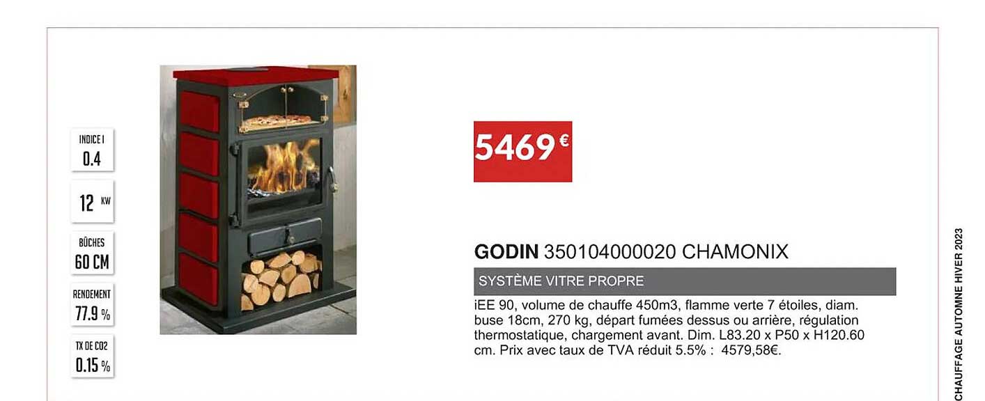 Godin 350101000020 Chamonix