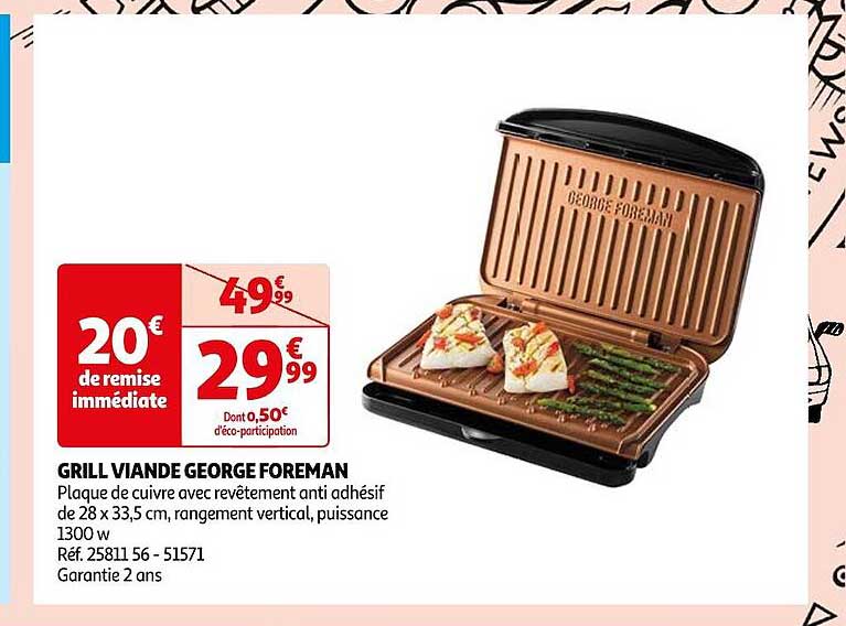 grill viande george foreman