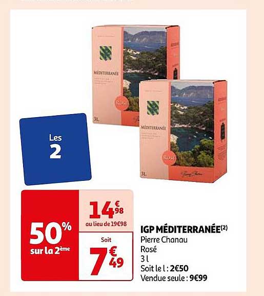 igp méditerranée pierre chanau rosé