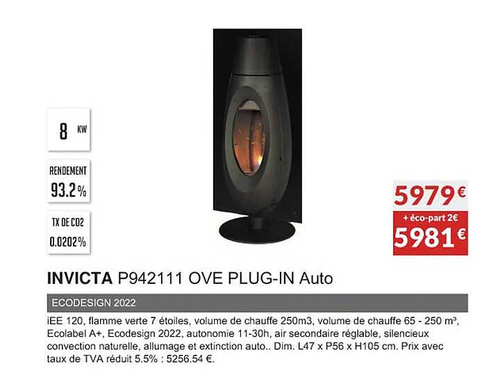 invicta p942111 ove plug-in auto