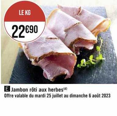 Jambon Rôti Aux Herbes