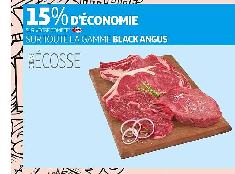 la gamme black angus