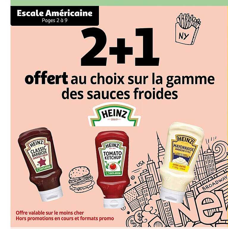 la gamme des sauces froides heinz