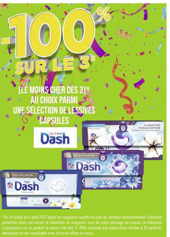 Lessives Capsules Dash