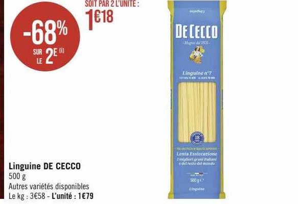 linguine de cecco