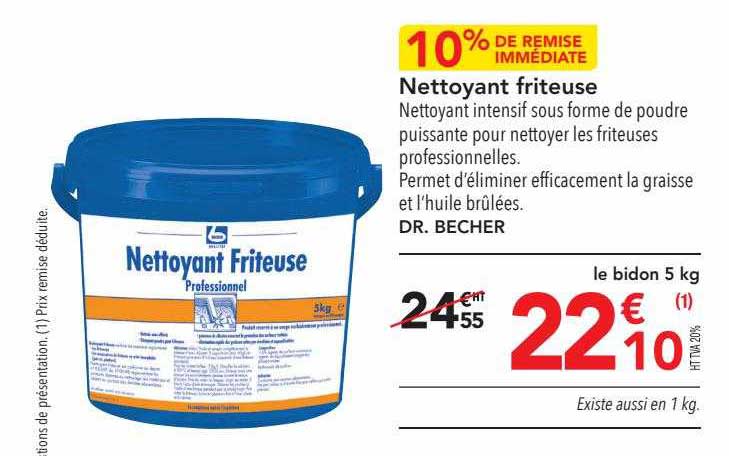 nettoyant friteuse dr. becher