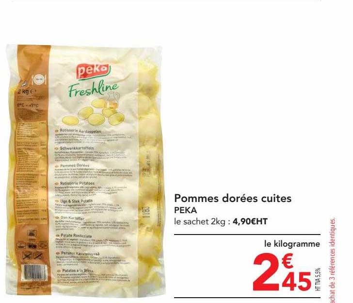 Pommes Dorées Cuites Peka
