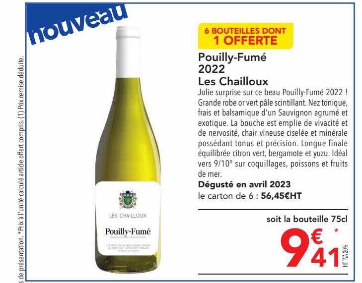 pouilly-Fumé 2022 les chailloux