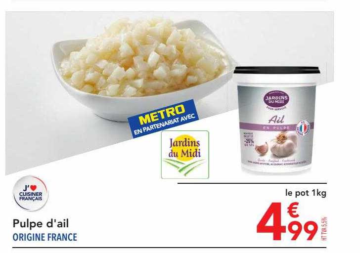 pulpe d'ail