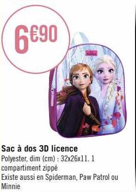Sac à Dos 3d Licence