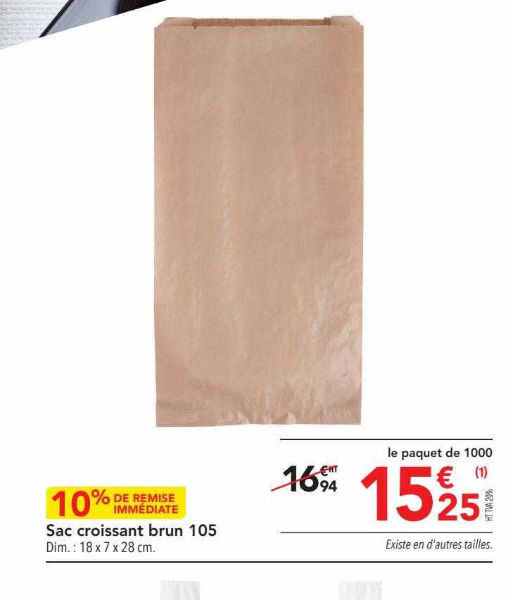 Sac Croissant Brun 105