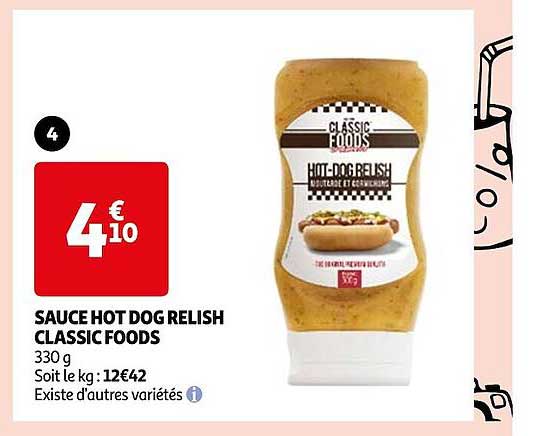 sauce hot dog relish classic foods