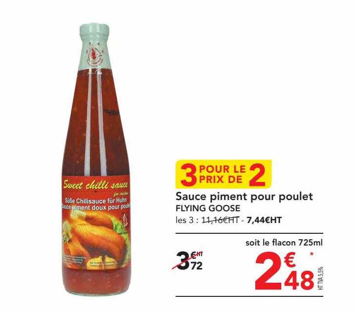 sauce piment pour poulet flying goose