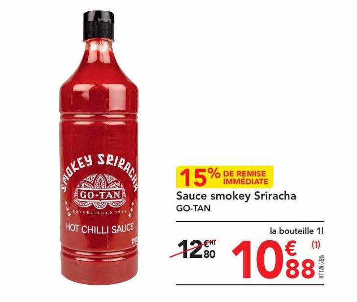 sauce smokey sriracha go-tan