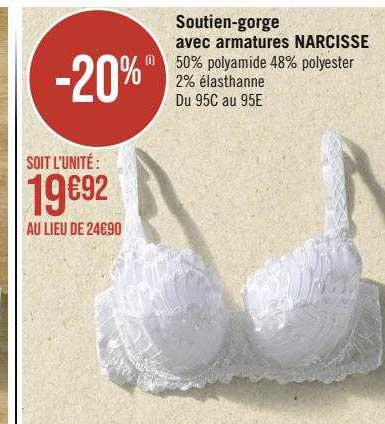 soutien-gorge avec armatures narcisse