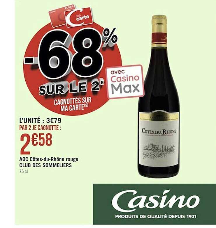 aoc côtes-du-rhône rouge club des sommeliers