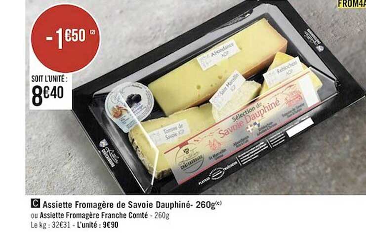 Assiette Fromagère De Savoie Dauphiné