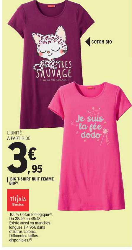 big t-shirt nuuit femme bio tissaia basics