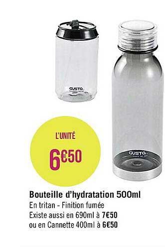 bouteille d'hydratation 500 ml