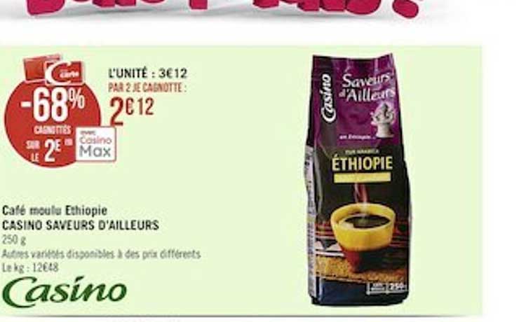 café moulu ethiopie casino saveurs d'ailleurs