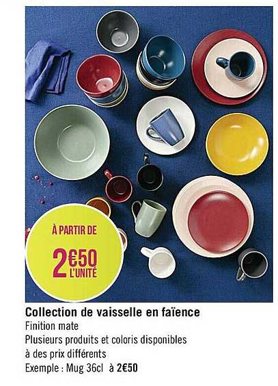 Collection De Vaisselle En Faïence