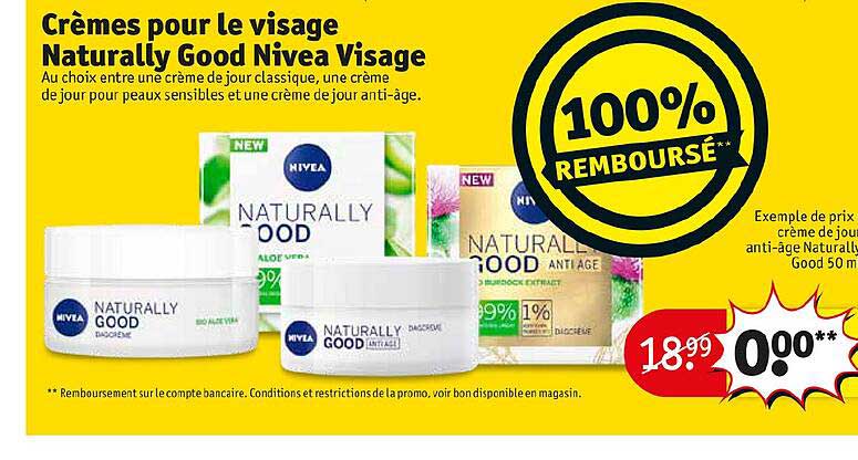 Crèmes Pour Le Visage Naturally Good Nivea Visage