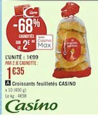 Croissants Feuilletés Casino