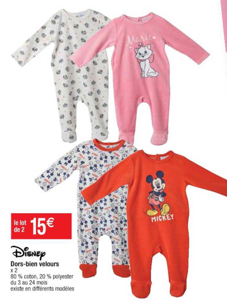 disney dors-bien velours