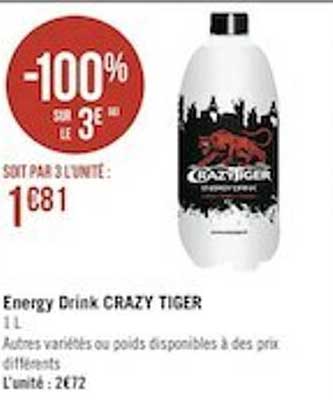 energy drink crazy tiger